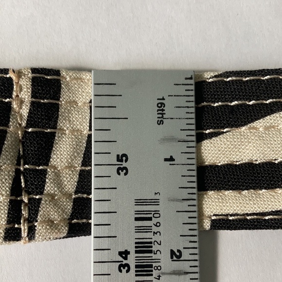 J. Crew Linen Zebra Print Belt - Picture 4 of 4